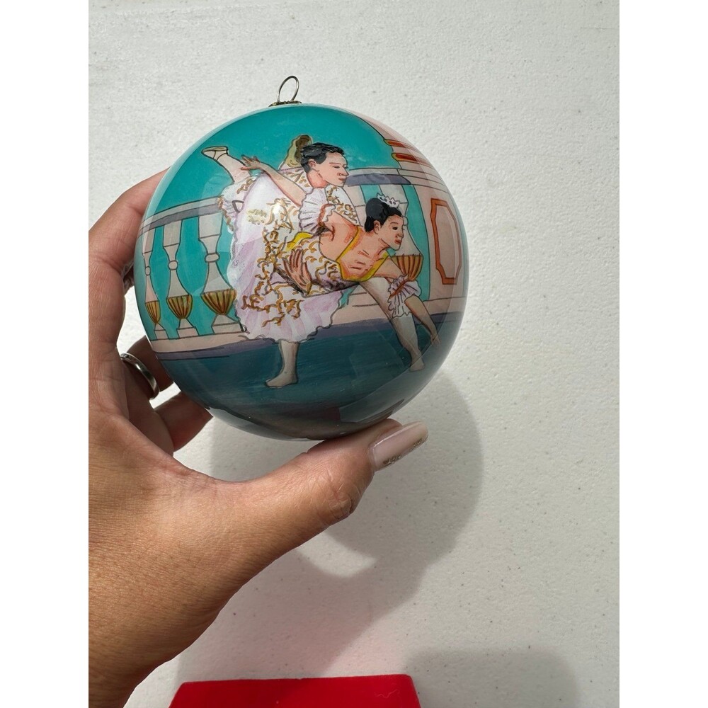Alessi Moscow Ballet's Great Russian Nutcracker Glass Christmas Ornament 2014